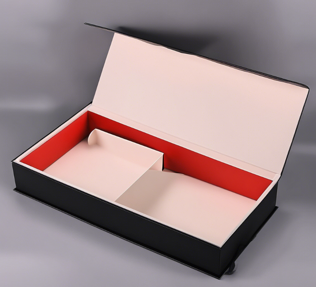 Wholesale Black Hard Collapsible Magnetic Gift Box Cardboard Customized