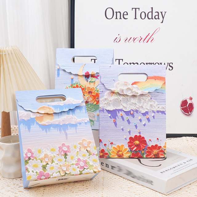 Customized Recycle Eco-Friendly Paper Shopping Bags with High Quality Designed as Requested