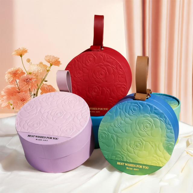 Eco-Friendly Cylinder Paper Box with Custom Logo Printing