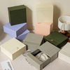 Customizable Square Gift Packaging Box with Logo Printing Service