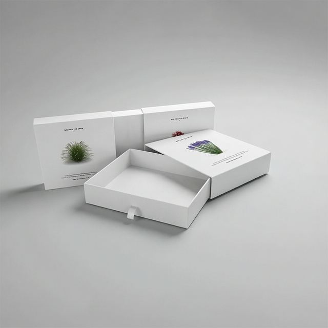 Deluxe Printing Fancy Paper Wine Gift Promotion Packaging Drawering Box