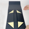 Big Custom Black Folding Paper Promotion Printing Gift Box