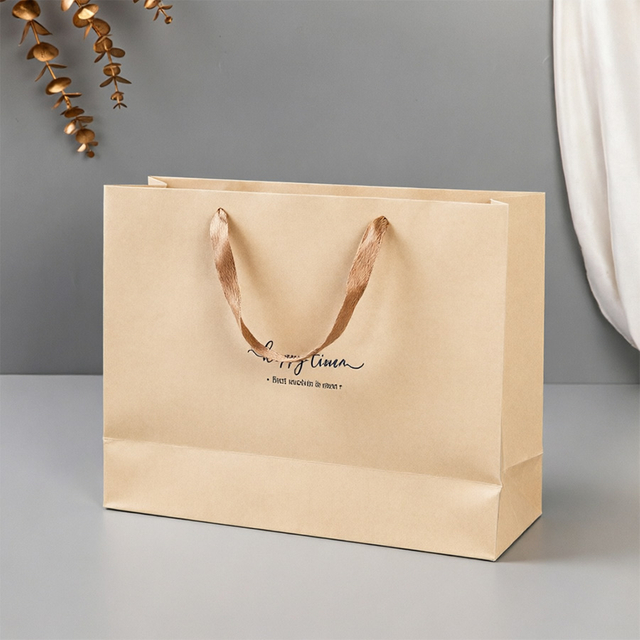 Custom Printed Paper Hand Bags for Stylish Branding Solutions