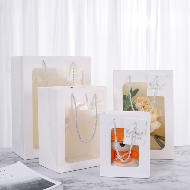 Elegant Recyclable Gift Bags for Wedding Packaging