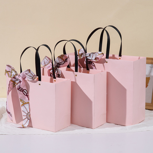 Custom Printed Coated Gift Bags for Retail Use