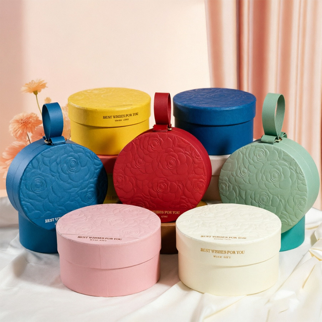 Eco-Friendly Cylinder Paper Box with Custom Logo Printing