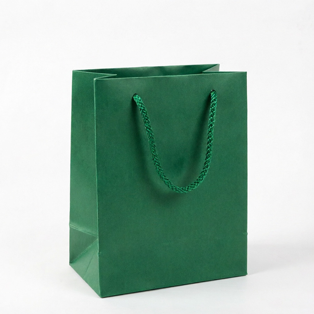 Elegant Middle Hot Stamping Paper Bags for Fashion Retailers