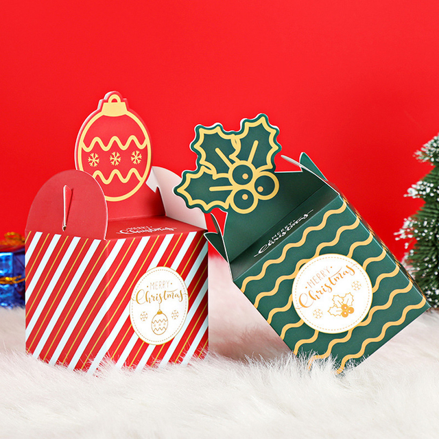 Customize Shape Paper Packaging Box with Handle for Christmas Gift