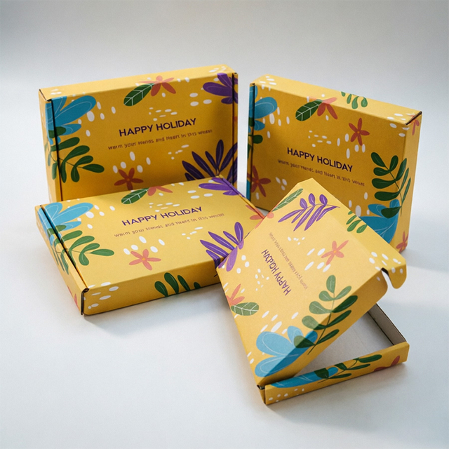 Custom Printing New Design Foldable Moon Cake Paper Packaging Box