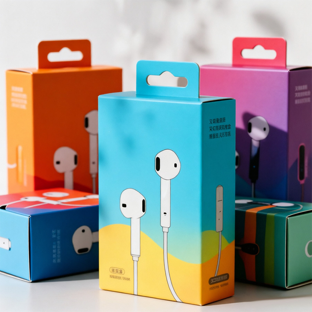 Customizable Square Electronic Product Packaging Box for Retail