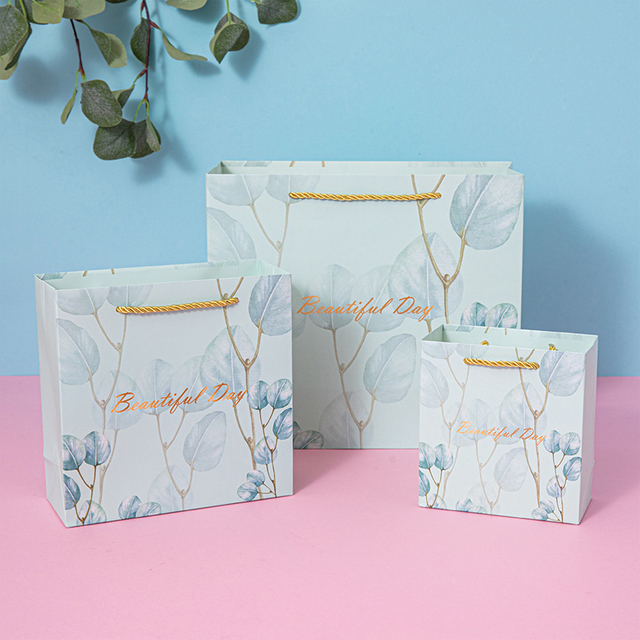 Custom Printing Luxury Carrier Paper Gift Promotional Packaging Bag