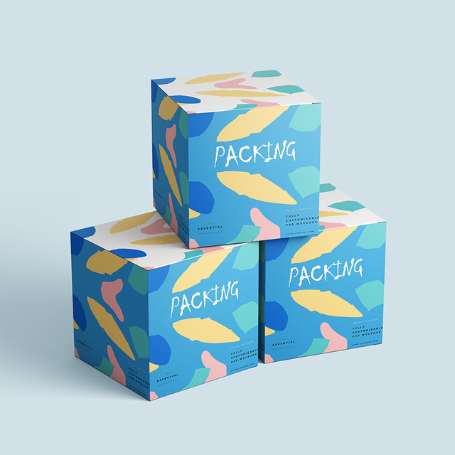 Sustainable Fashion Packaging Box with Recycled Offset Paper