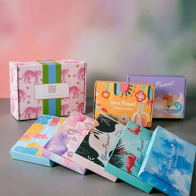 Two-Sided Printing Custom Logo Shoe Cosmetic Shipping Corrugated Box