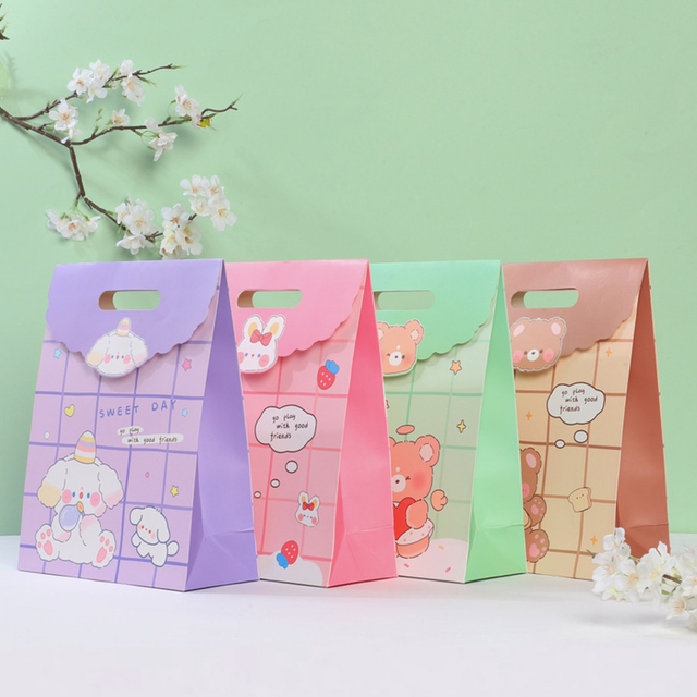 Premium Eco-Friendly Kraft Paper Cosmetic Bags with Custom Logo