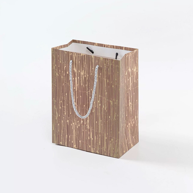 Stylish Rectangle Paper Bags Featuring Custom Logo Printing Options