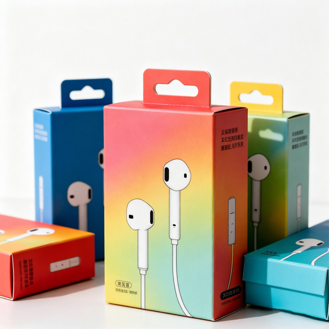 Customizable Square Electronic Product Packaging Box for Retail