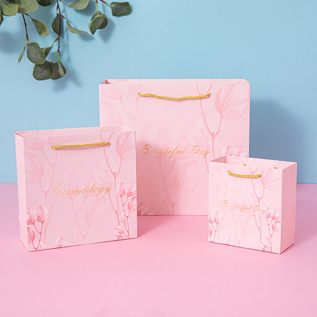 Custom Printing Luxury Carrier Paper Gift Promotional Packaging Bag