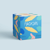 Sustainable Fashion Packaging Box with Recycled Offset Paper