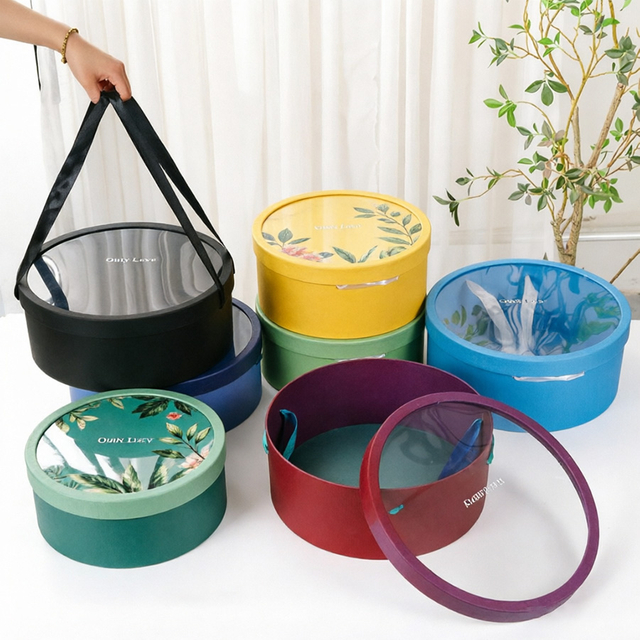 Personalized Small Cylinder Gift Box for Unique Occasions