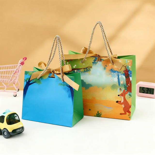 Versatile Hand Length Handle Paper Bag for Sustainable Shopping Solutions