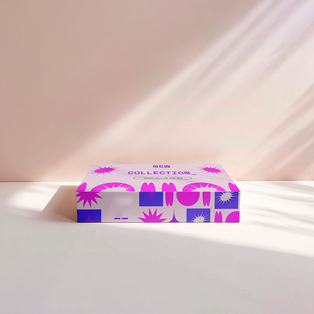 New Design Colorful Reusable Paper Box for Cosmetics Skin Care