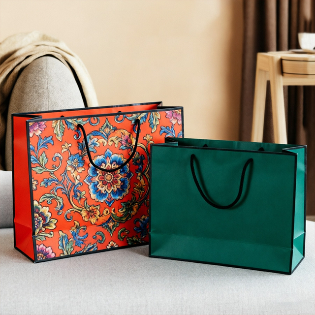 Premium Quality Custom Gift Paper Bags with Unique Designs