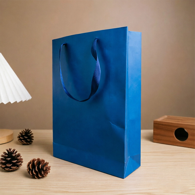 Custom Printed Shopping Paper Bags for Stylish Retail Packaging