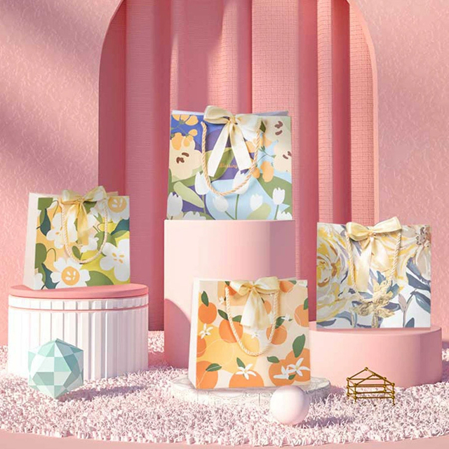Stylish Art Paper Bag for Jewelry and Garment Printing