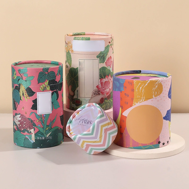 Customizable Round Hot Stamping Paper Boxes from China