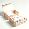 Luxurious Black and Red Magnetic Closure Gift Box with Hot Stamp