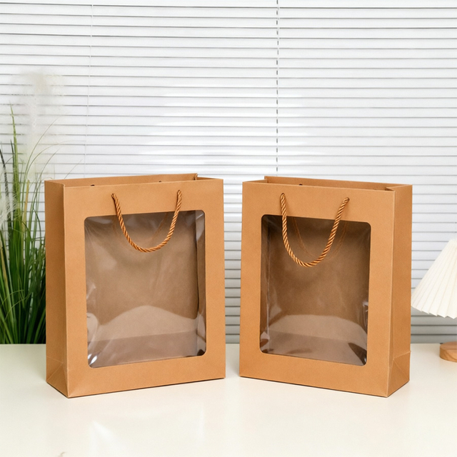 Eco-Friendly Creative Cosmetic Paper Bag with Art Print Design