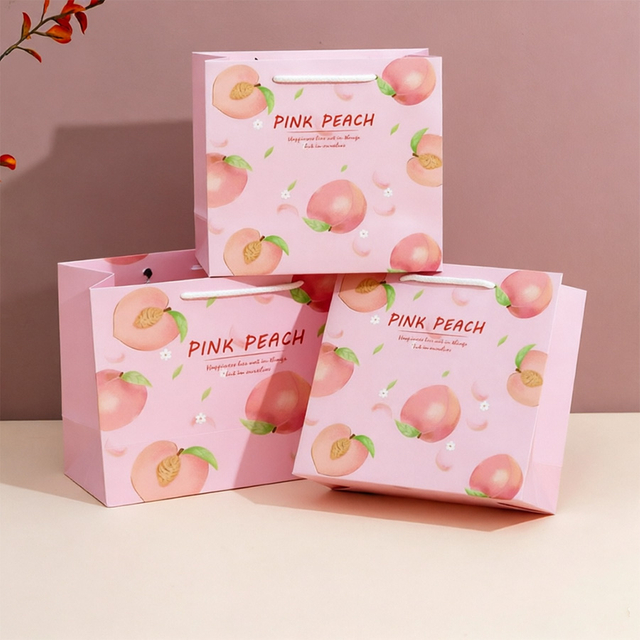 Durable Printed Paper Bags for Fashion Apparel and Shoe Retail